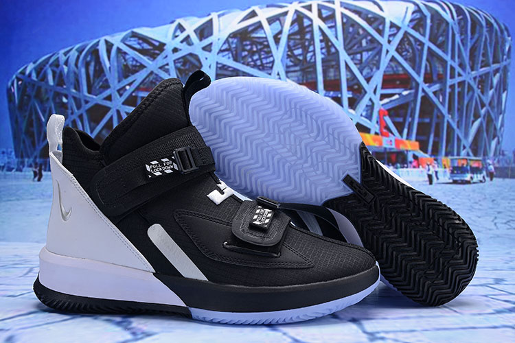 Nike LeBron Soldier 13 Black White Shoes